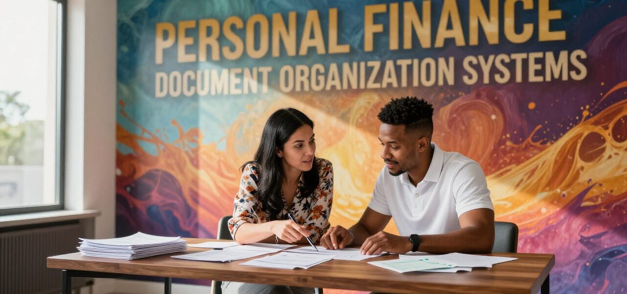 Personal finance document organization systems