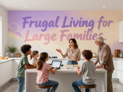 Frugal Living For Large Families
